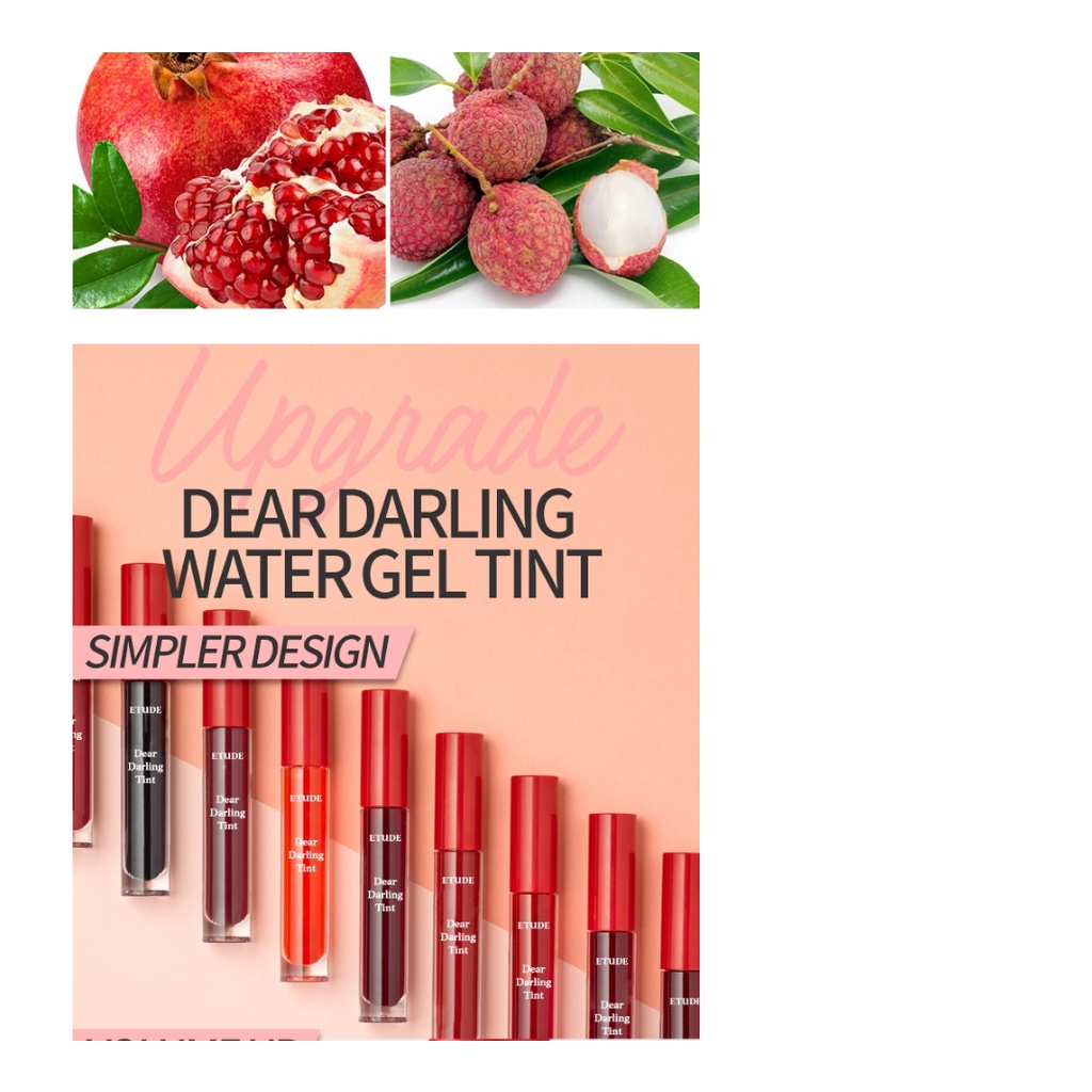 Etude Vẽ Eye Brow + BỘ Tint Gel Nước Dear Darling