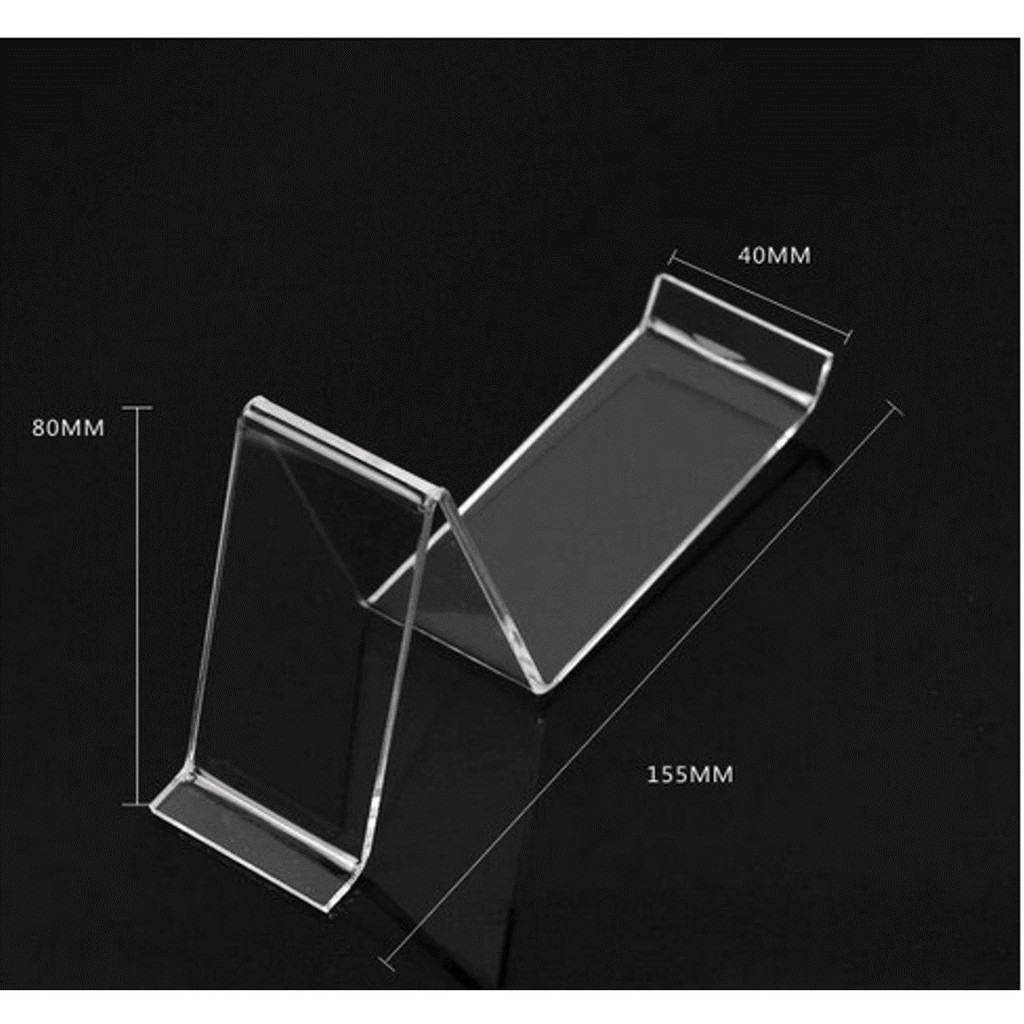 Kệ mica trưng bày giày dép