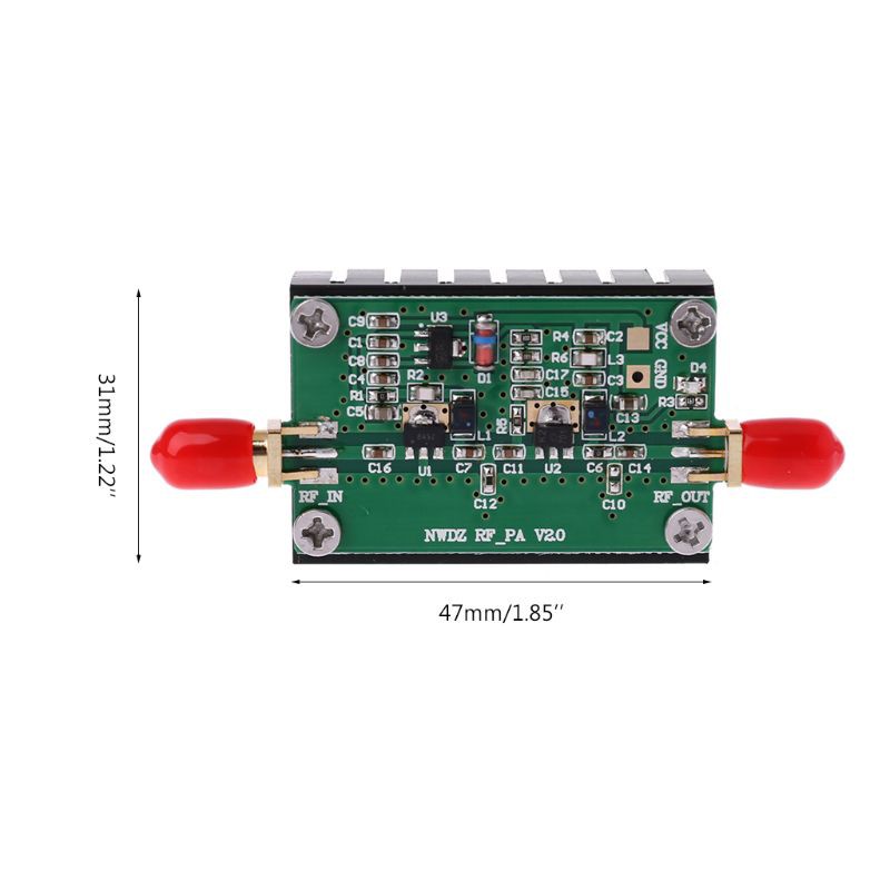 Bảng mạch khuếch đại công suất RF băng tần rộng 2mhz-700mhz RF cho hf VHF