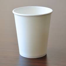 50 Cốc giấy 240ml trắng trơn đựng chanh nóng, ly 8oz nắp đen - Paper Cup Thu