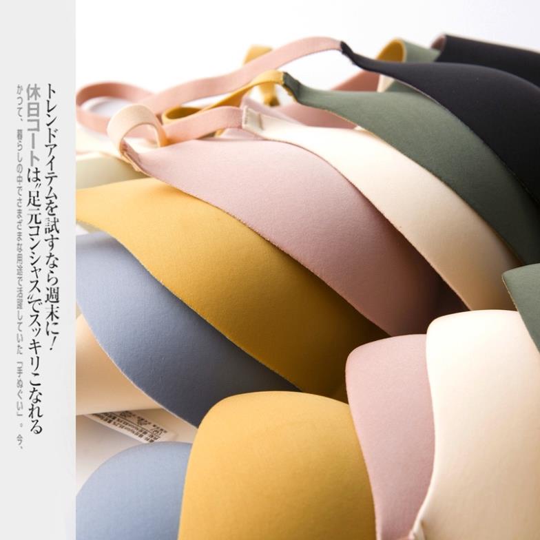 Bộ Đồ Lót Đúc Su Đệm Dày Không Gọng Nâng Ngực 377