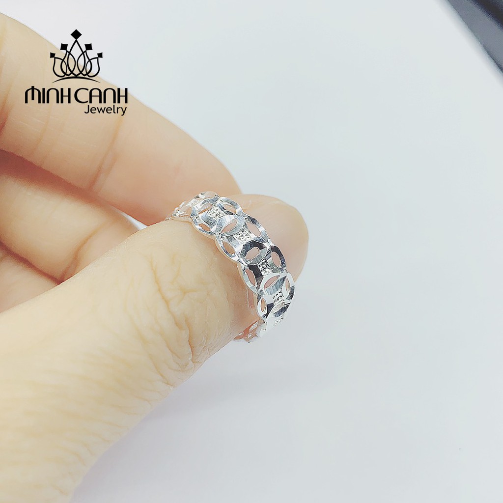 Nhẫn Kim Tiền Bạc Dành Cho Nam Giới Thương Hiệu Minh Canh Jewelry