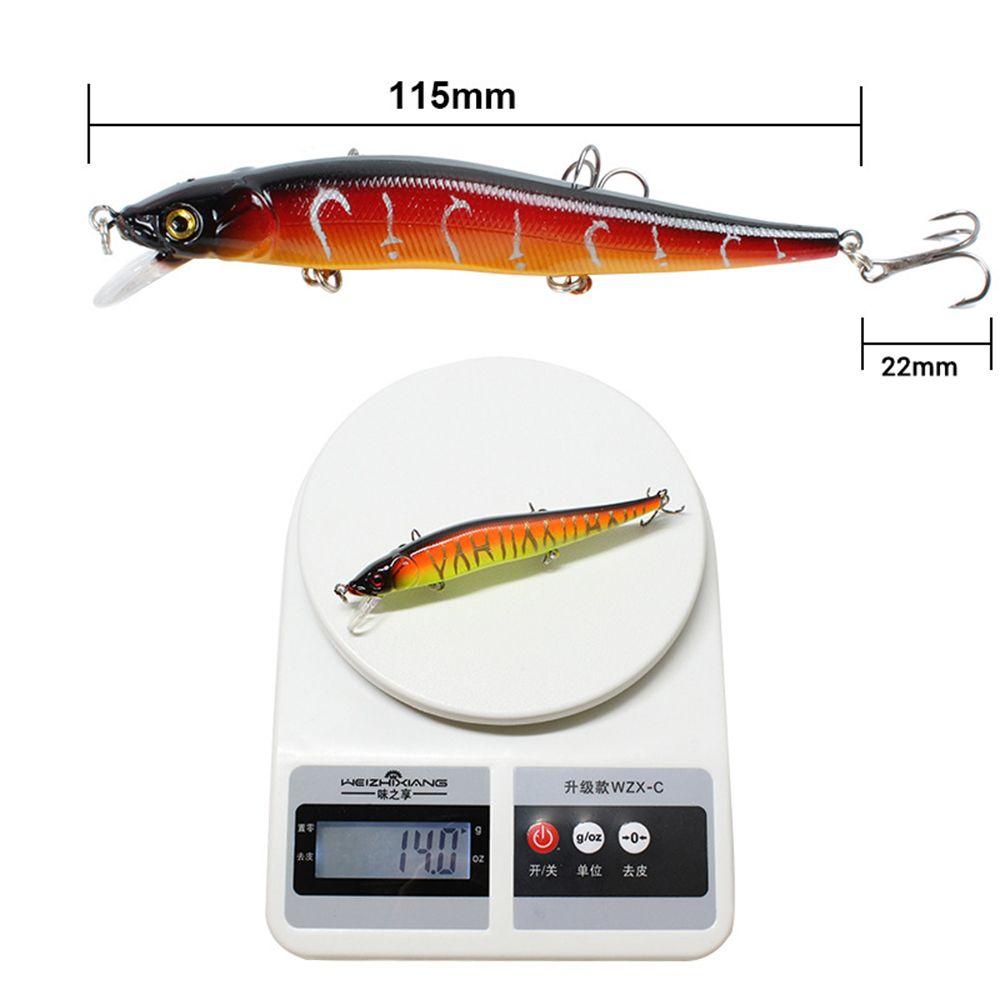 Mồi Câu Cá 11.5cm 14g Mắt 3D Nhiều Màu Sắc Bắt Mắt
