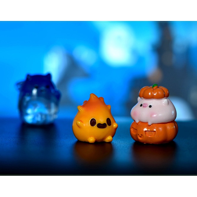 Mô hình các nhân vật decor tiểu cảnh halloween, trang trí bàn học