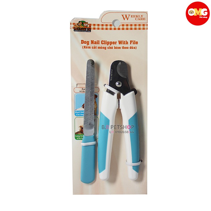Kìm cắt móng có dữa cho thú cưng