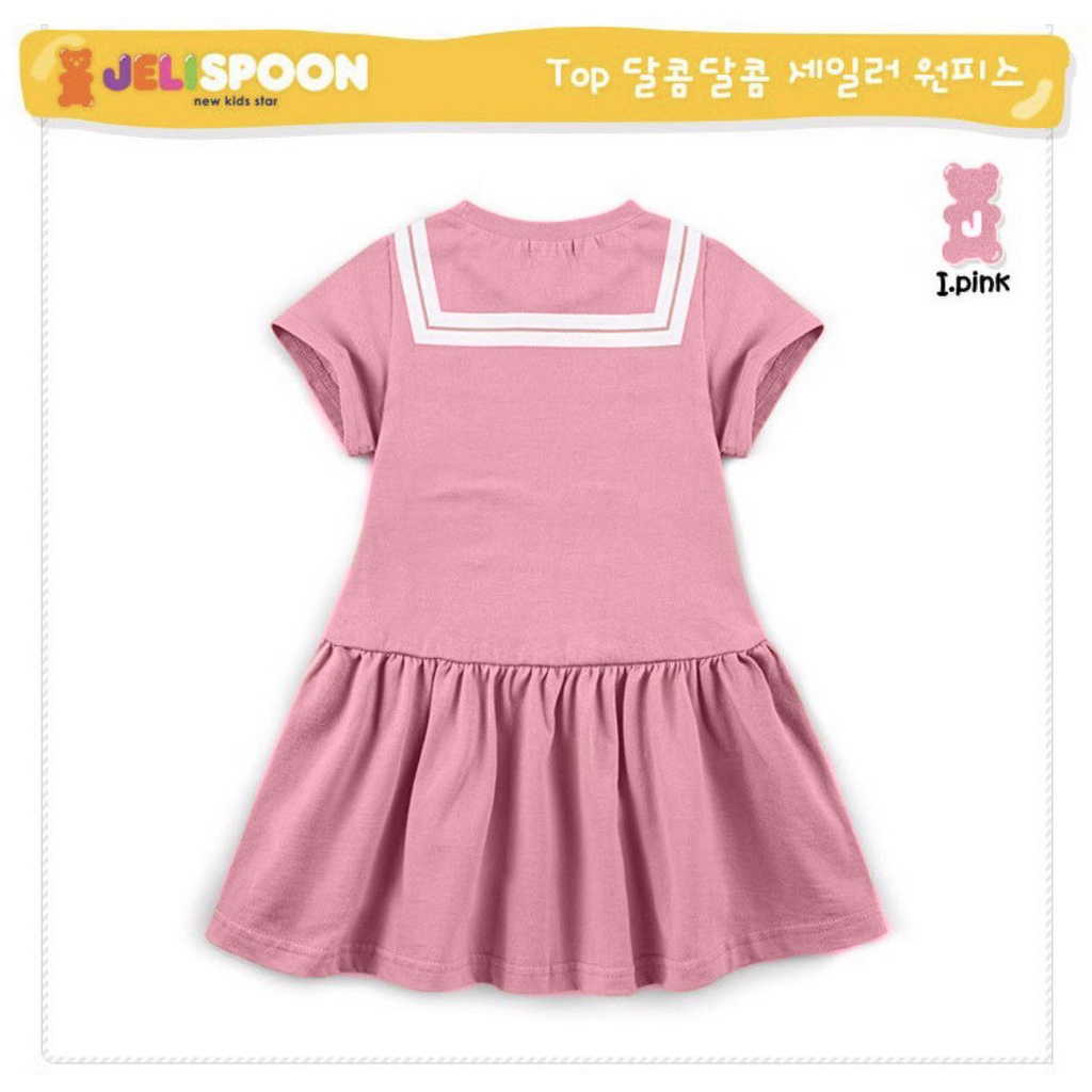 Váy Jelispoon line cổ thủy thủ dễ thương Nga Fish V9J8 - V1K4T2