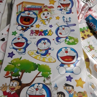 Hình dán decal doremon cho bé dán tủ quần áo, bàn học, phòng ngủ