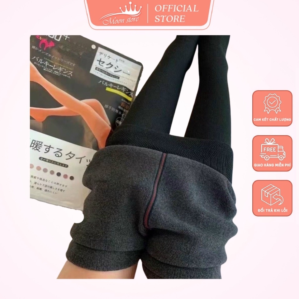 Quần tất nữ len tăm lót lông nỉ xuất Nhật siêu ấm hàng cao cấp QT09