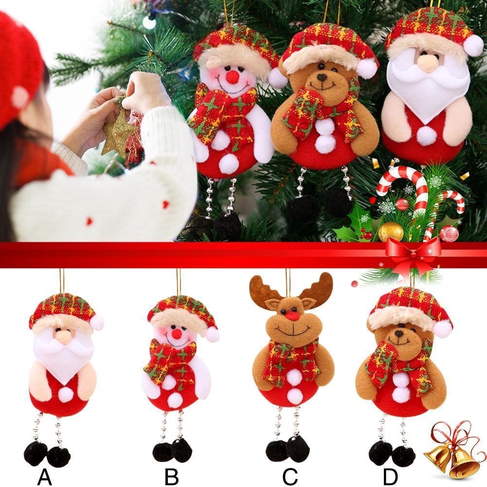 Mặt trang trí hình tuần lộc và ông già Noel đáng yêu