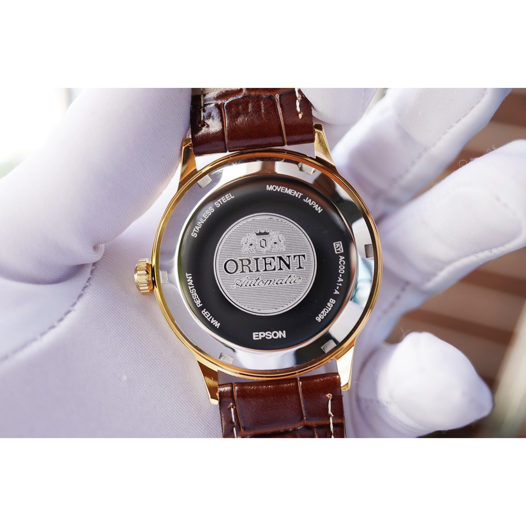 Đồng hồ ORIENT BAMBINO FAC00002W Thời gian tích cót 51h + Máy cơ  + thẻ bảo hành + full hộp