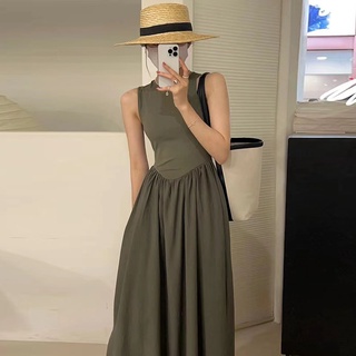 (ORDER) Váy ba lỗ thon eo xòe dài bồng bềnh kiểu Pháp sang trọng mùa hè màu sắc cổ điển
