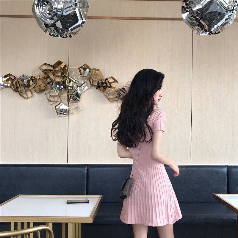 Đầm Nữ Tay Ngắn Cổ Chữ V Thời Trang Quyến Rũ | BigBuy360 - bigbuy360.vn