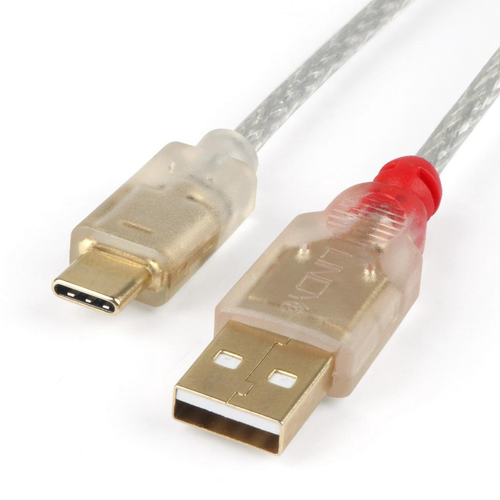 Dây cáp bàn phím xoắn USB Type-C Lindy Coiled Cable