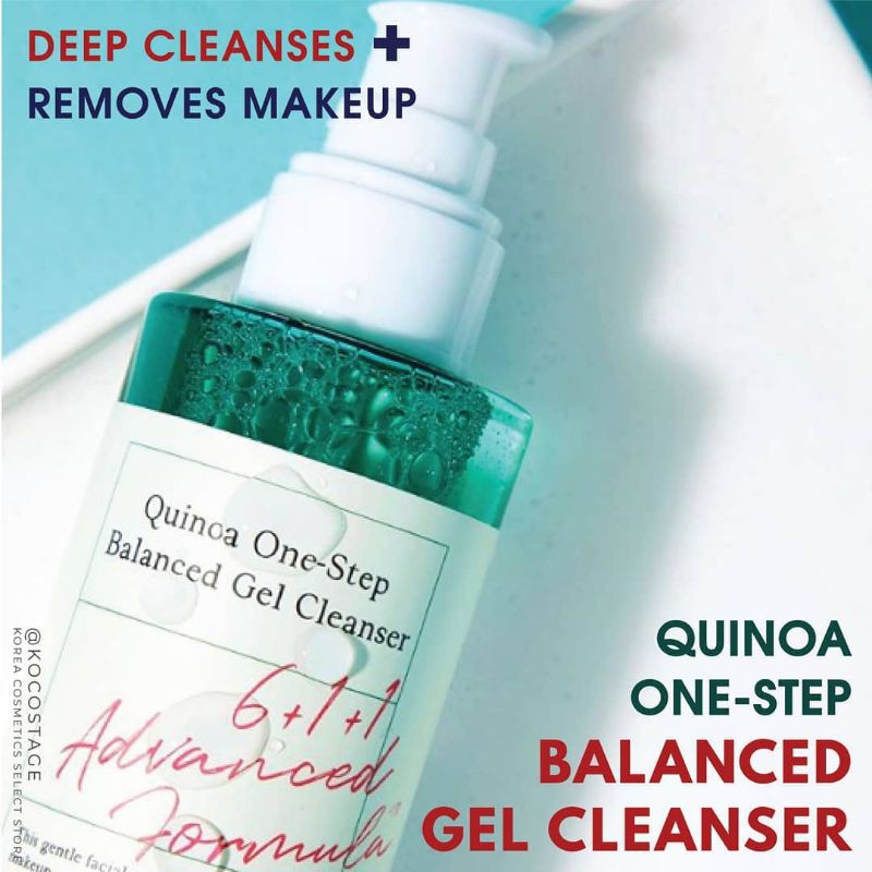 (hàng Mới Về) Sữa Rửa Mặt Dạng Gel Trục Y Quinoa One Step Balanced