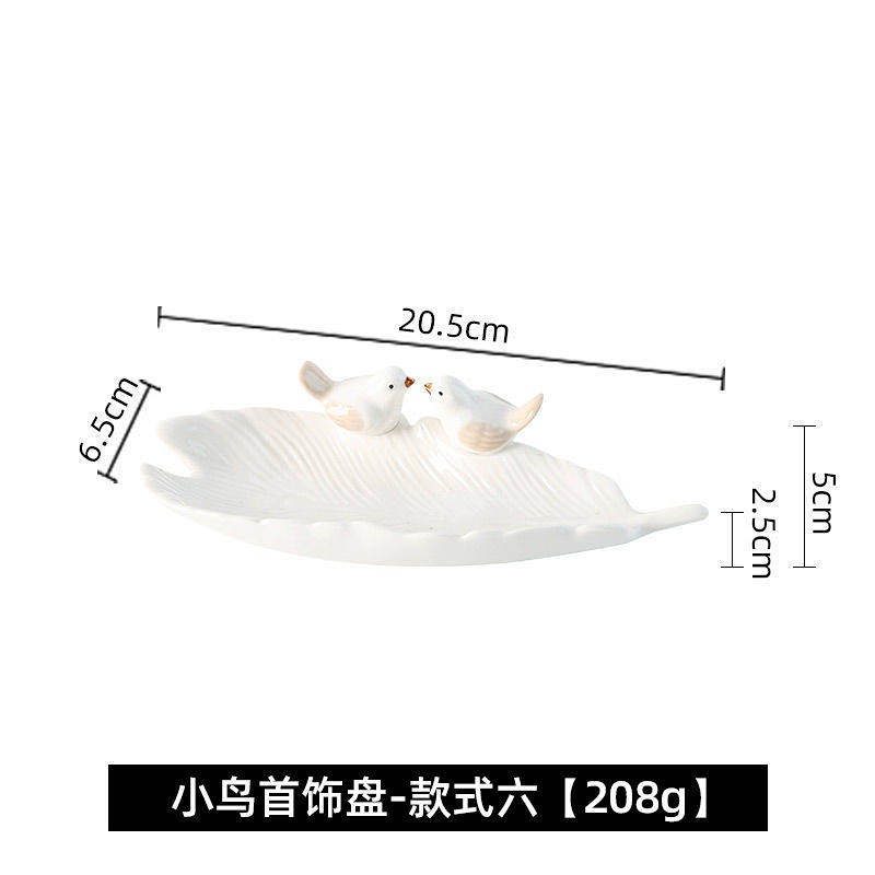 Khay đựng để trưng bày trang sức họa tiết hình chú chim đáng yêu