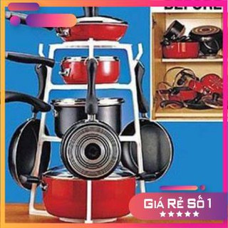 Kệ để nồi và chảo đa năng Tashuan TS3387 - Kệ Để Nồi Xoong Chảo Tiện Dụng