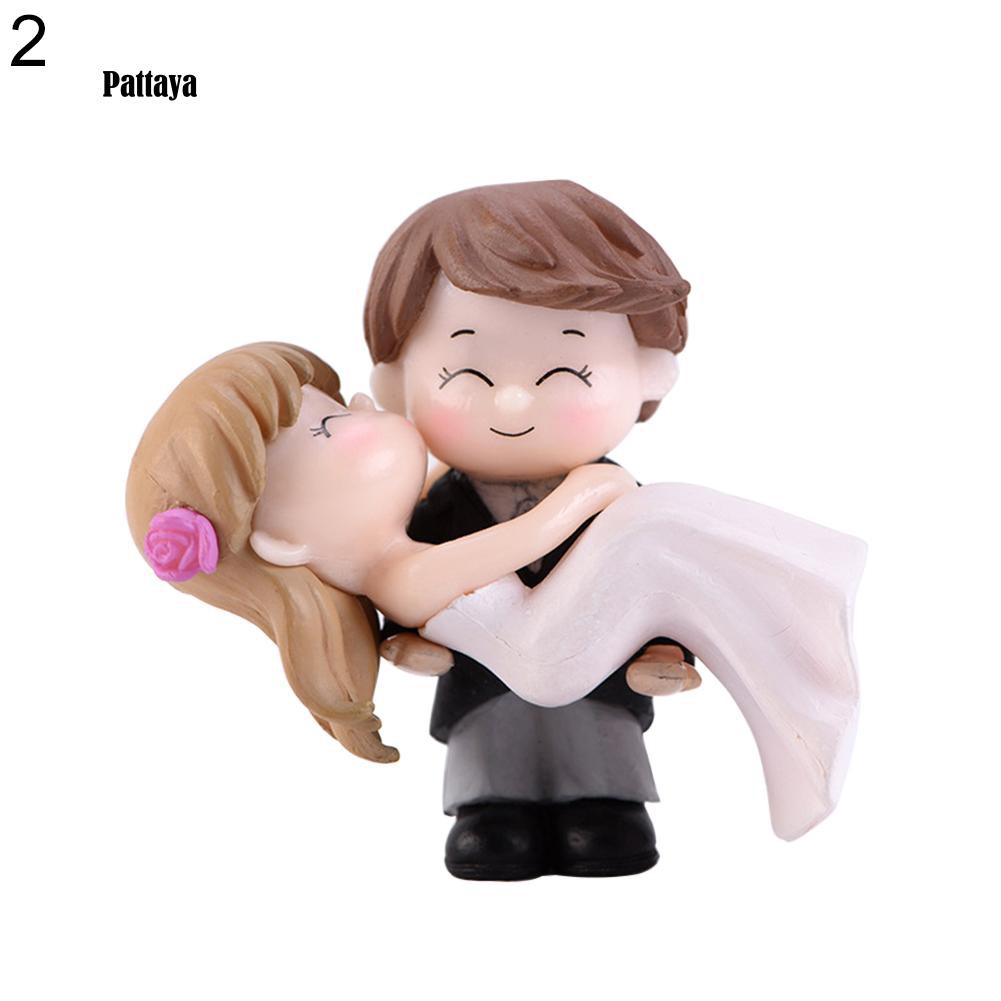 Đồ trang trí Cặp Đôi Cô Dâu Chú Rể Mini Trang Trí Tiểu Cảnh