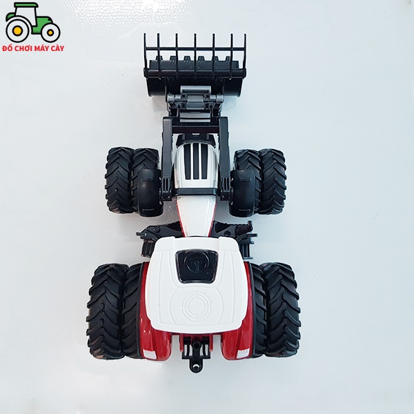 Máy kéo 210 HP_Bánh đôi + Ủi đầu - Điều khiển từ xa , xe máy cày đồ chơi, xe nông trại, MK16BDUD