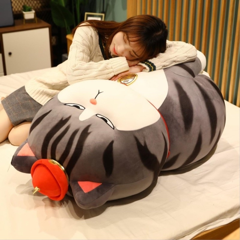 Gấu bông mèo thần tài siêu quạo - Gấu bông mini cho bé  - kích thước 40cm - chất vải mền mịn co dãn