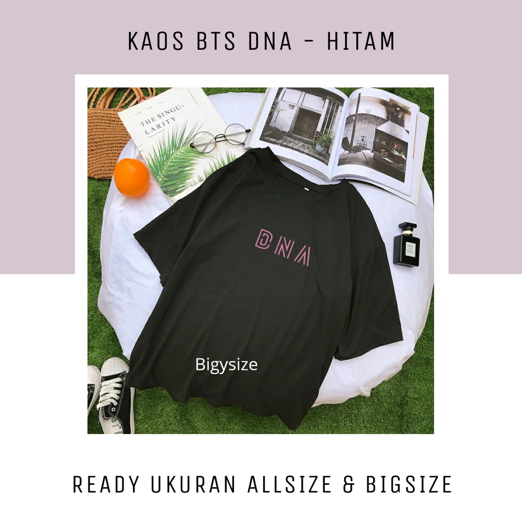 Áo Thun Màu Đen In Hình Bts Dna Jungkook Jimin 097 - Size Lớn 2xl 3xl 4xl 5xl