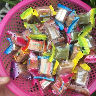 Kẹo dừa mix 7 vị Thanh long gói 500gr