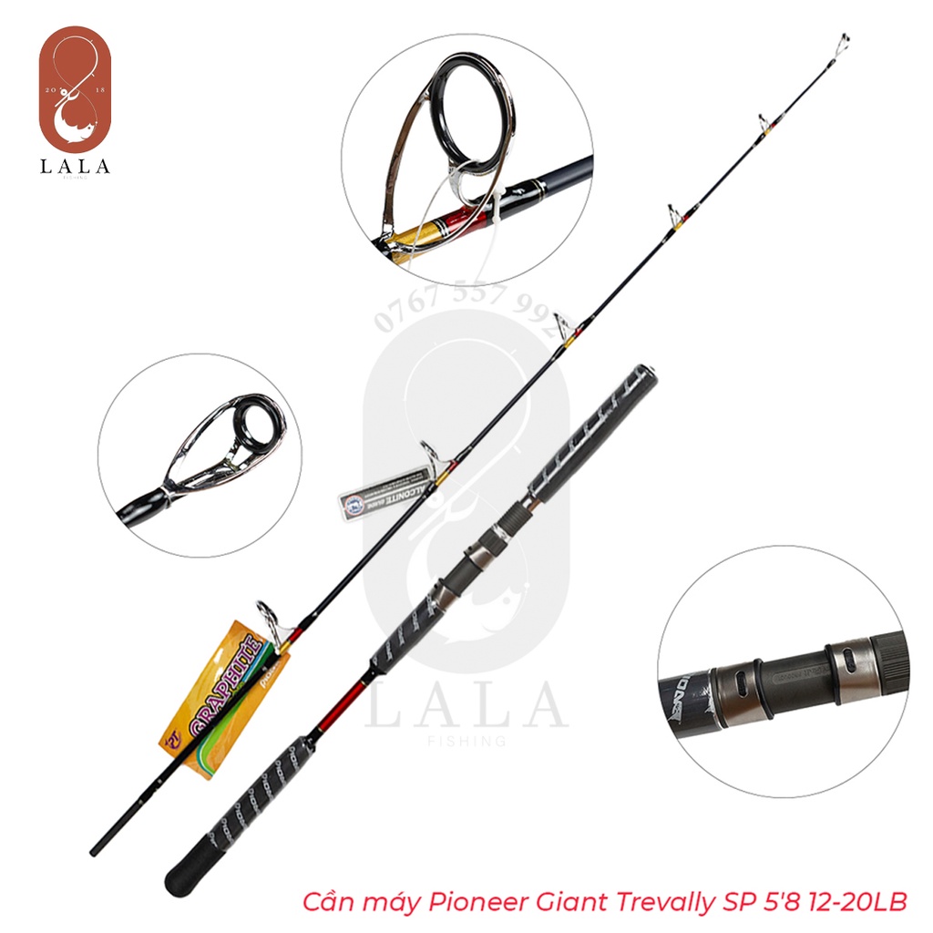 Cần máy đọt cắm gốc Pioneer Giant Trevally SP