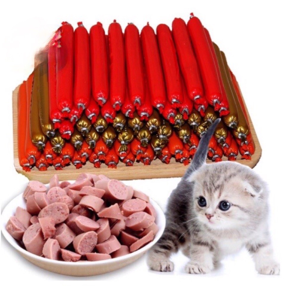 Xúc xích cho chó mèo hamster thú cưng thanh 15gr