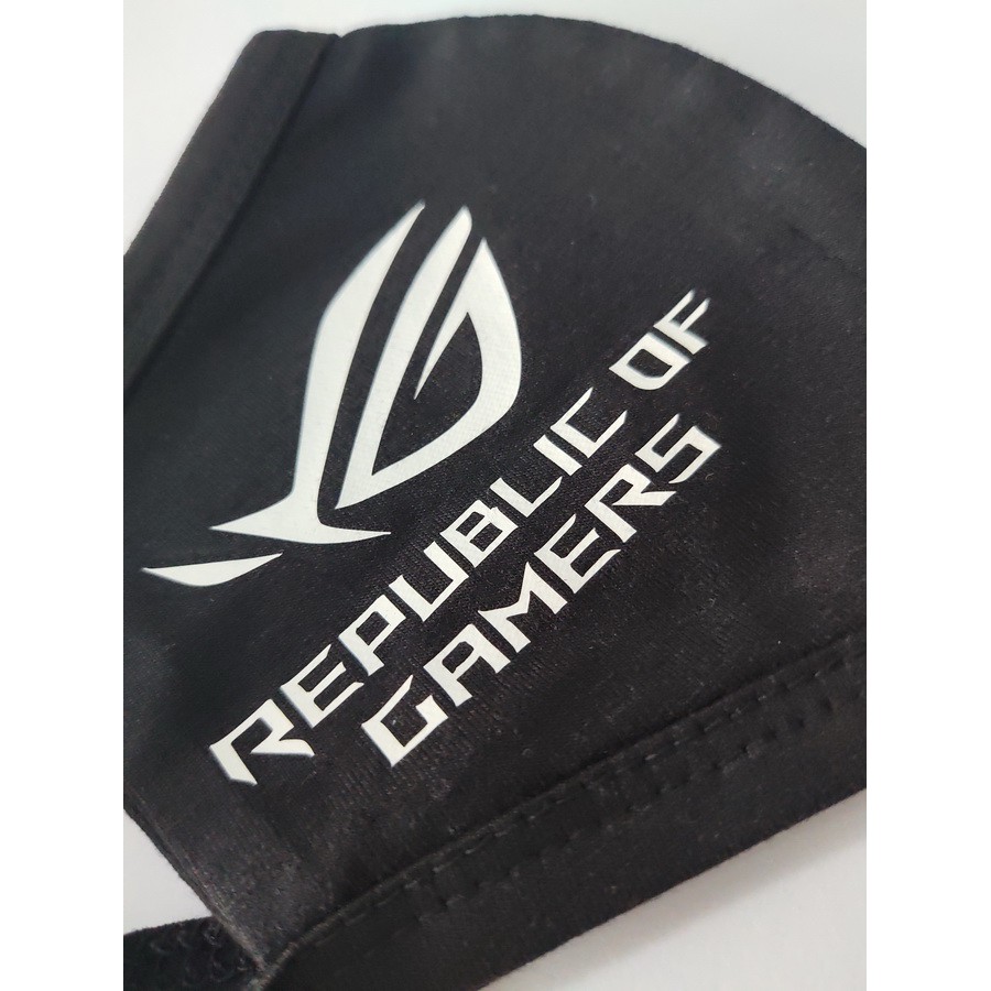 Khẩu Trang Vải 2 Lớp Đen Cho Game Thủ Rog Strix Phiên Bản Republic of Gamers Có Clip Thực Tế | BigBuy360 - bigbuy360.vn