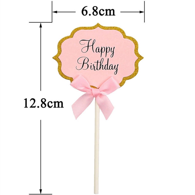Set 5 phụ kiện cắm trang trí bánh sinh nhật sáng tạo cho bé