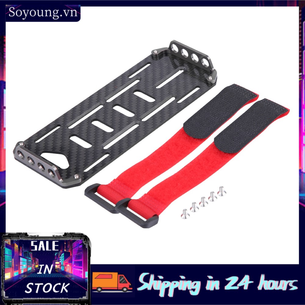 Khay Đựng Pin Bằng Sợi Carbon Cho Xe Điều Khiển Từ Xa Traxxas Hsp Redcat Rc4Wd Tamiya Tỉ Lệ 1:10