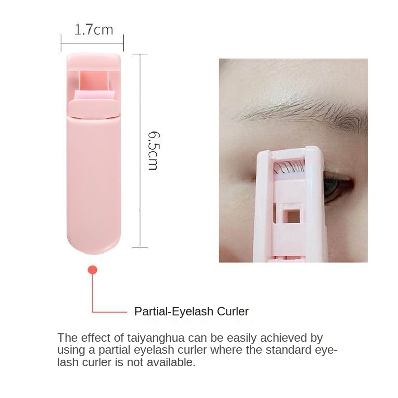 Eyelash Curler Lasting Curling Not Clip Eyelids Does Not Hurt Eyelashes Mini Portable  Eyelash Curler Tools Beauty Beginners Makeup Beauty Tools