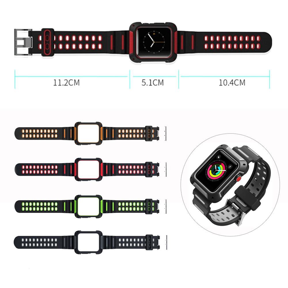 Thời Trang Dây Đeo Đồng Hồ + Ốp Tpu Mềm Bảo Vệ Cho Apple Watch / Iwatch Series 6 / 5 / 4 / Se 44mm