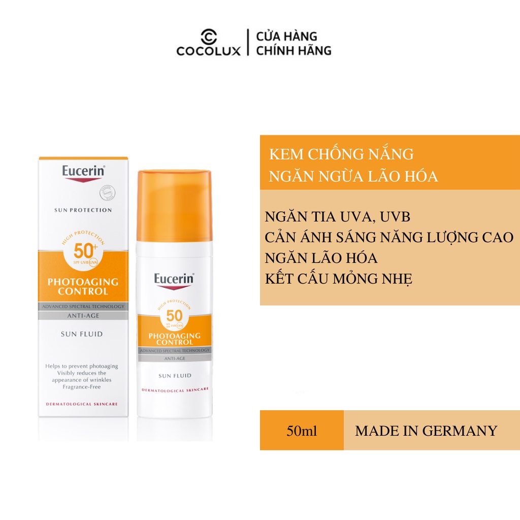 Kem Chống Nắng Eucerin Ngăn Ngừa Lão Hóa 50ml