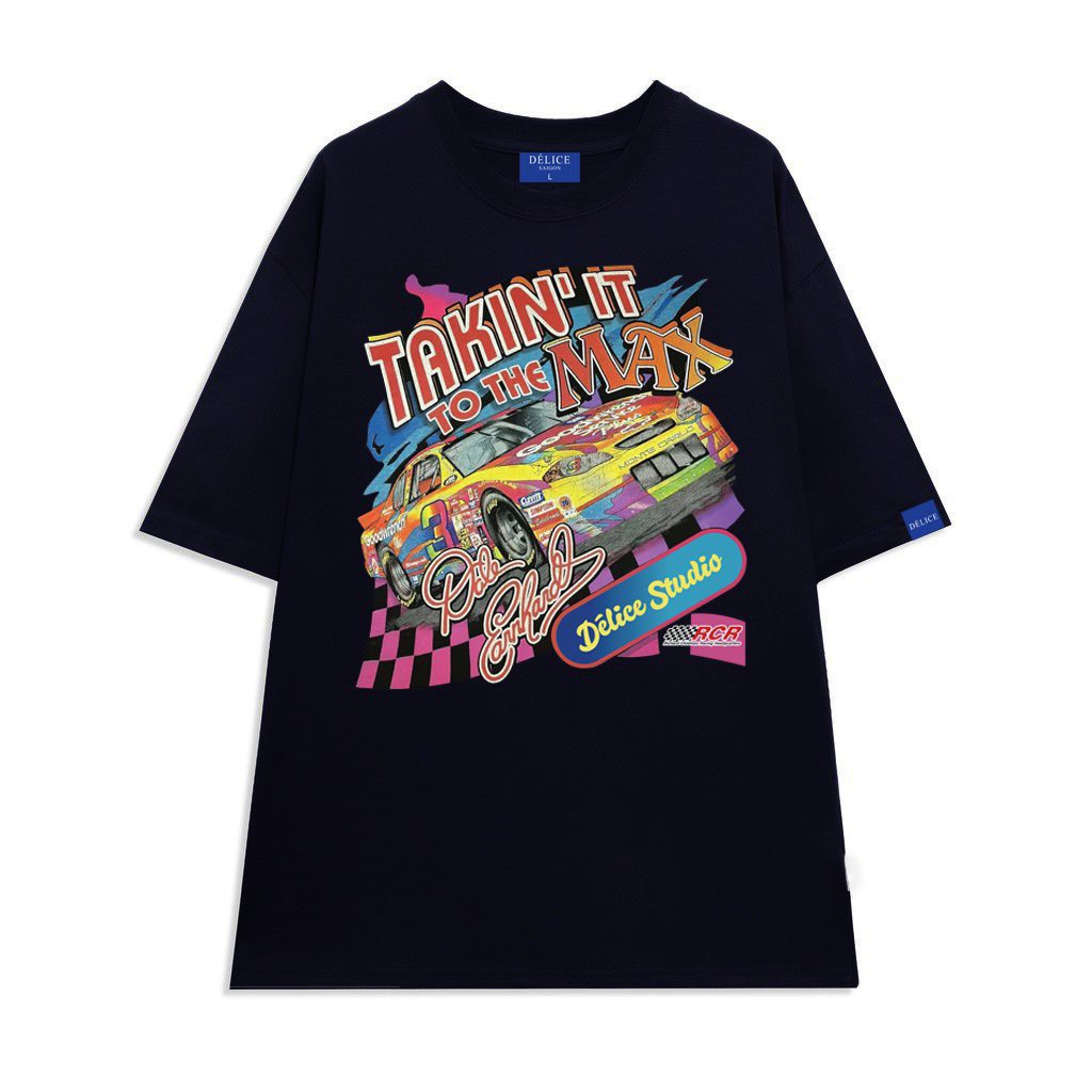 [ Full Box + Tag ] Áo thun phông Unisex cotton 100% form rộng tay ngắn TAKIN IT TO THE MAX