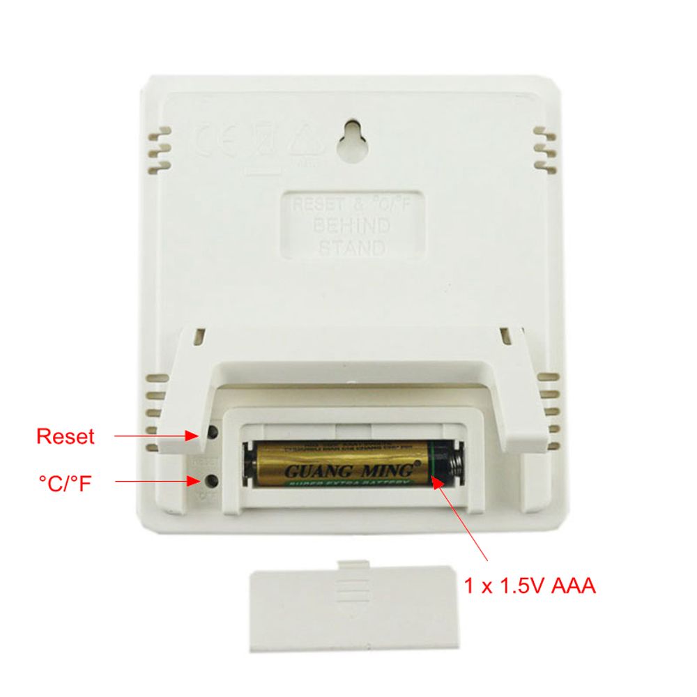 Đồng Hồ Điện Tử Đo Nhiệt Độ Và Độ Ẩm Trong Nhà Màn Hình Lcd Đa Năng Mới