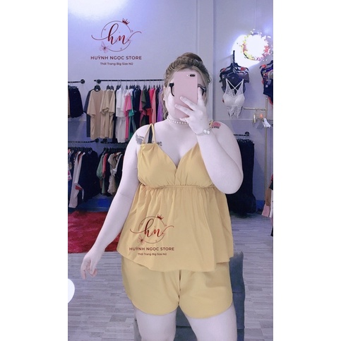 𝘽𝙄𝙂 𝙎𝙄𝙕𝙀 Bộ Ngủ 2 Dây 𝙎𝙚𝙭𝙭𝙮 60-95kg