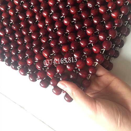 Tấm miếng đệm lót yên xe máy bằng hạt gỗ cho xe ga và xe số