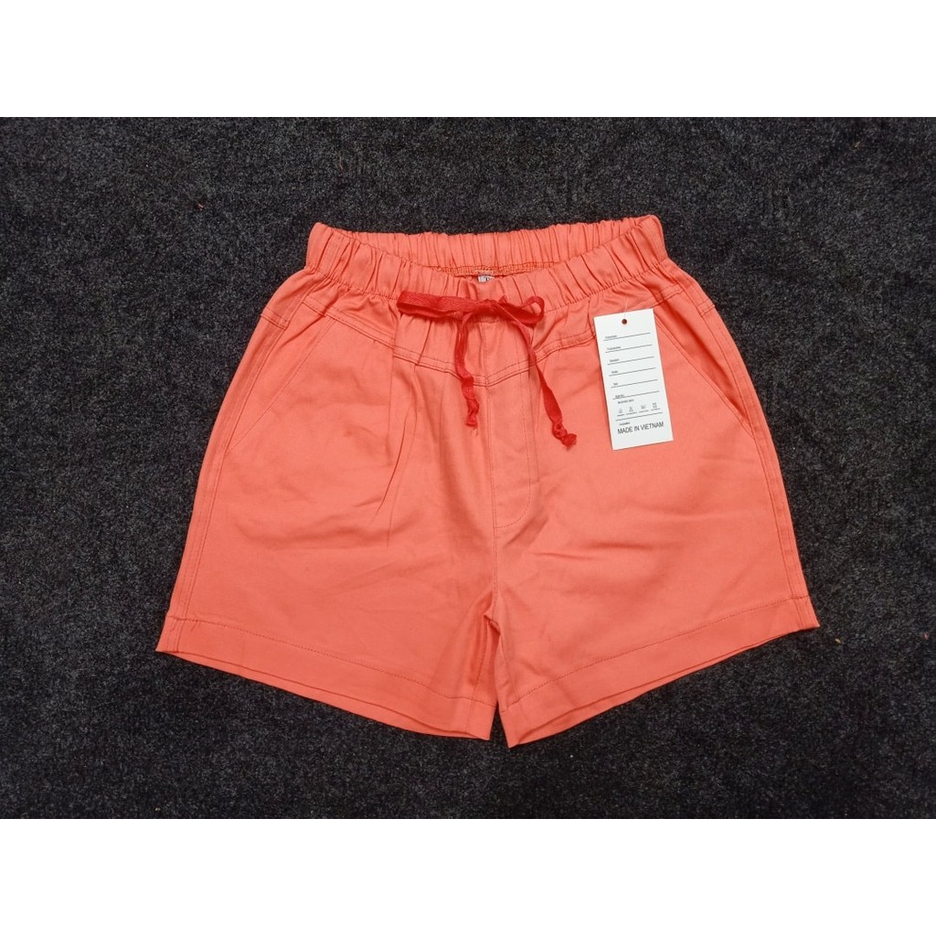 Quần Sọt Kaki Nữ Lưng Thun Xuất Khẩu