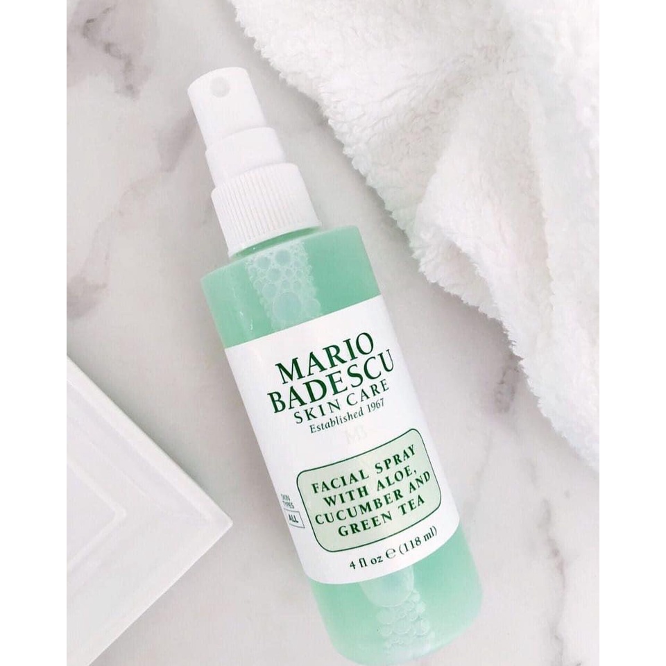 [Bill US] Toner xịt Khoáng Mario Badescu Facial Spray 118ml và 236ml