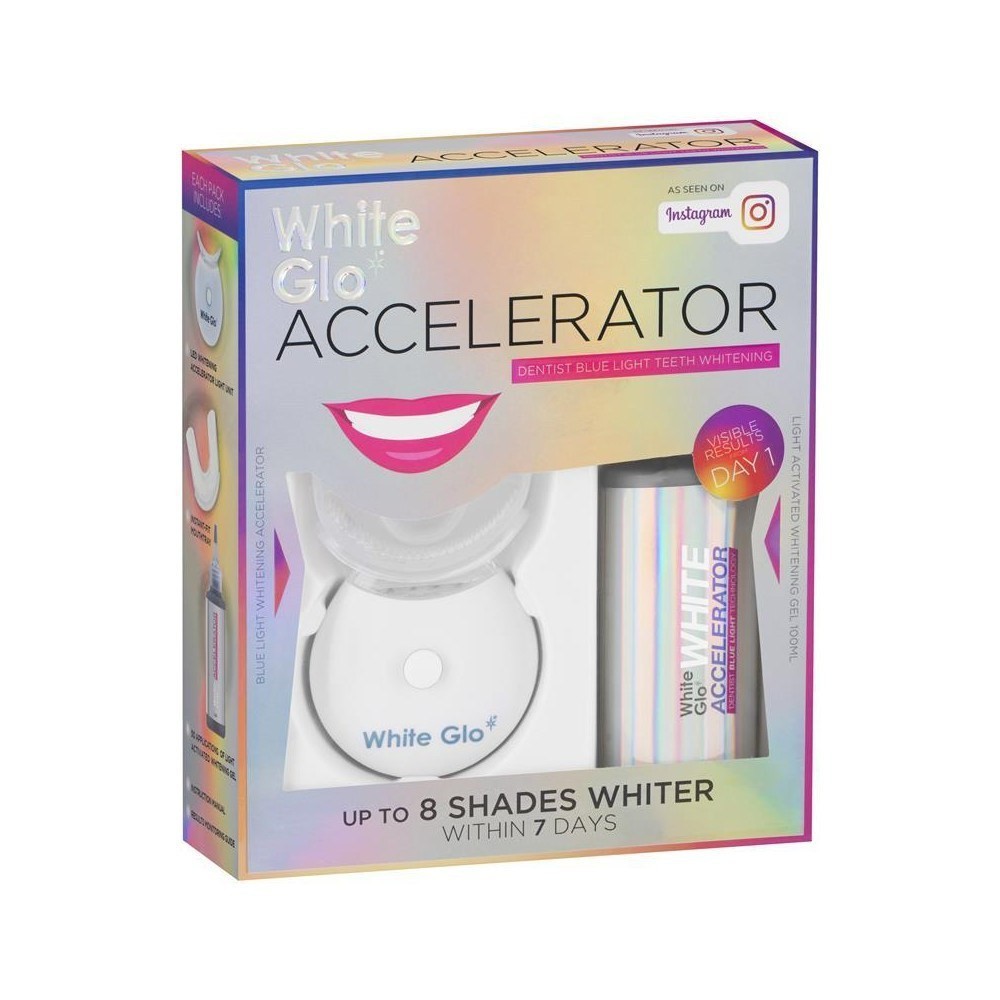 Set ngậm trắng răng White Glo Accelerator