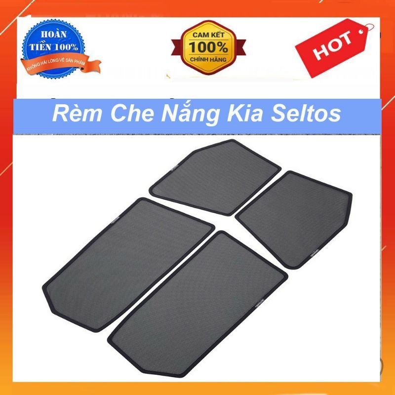 Bộ 4 tấm chắn nắng nam châm loại 1 xe Kia Seltos 2020+