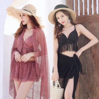 T) đồ bơi nữ bikini đi biển 3 mảnh phong cách hàn quốc siêu đẹp