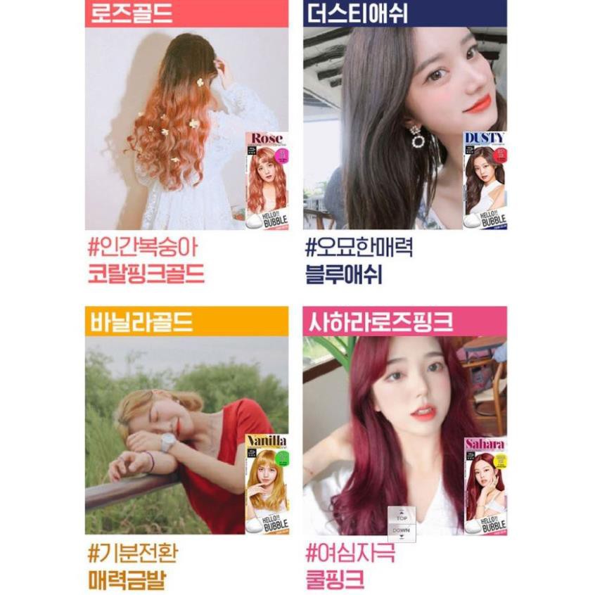 Thuốc nhuộm tóc dạng bọt ⭐ 𝐃𝐚𝐭𝐞 𝟐𝟎𝟐𝟒 ⭐ Hello Bubble Foam Mise en Scene Hàn Quốc [Nnia Generation] | BigBuy360 - bigbuy360.vn