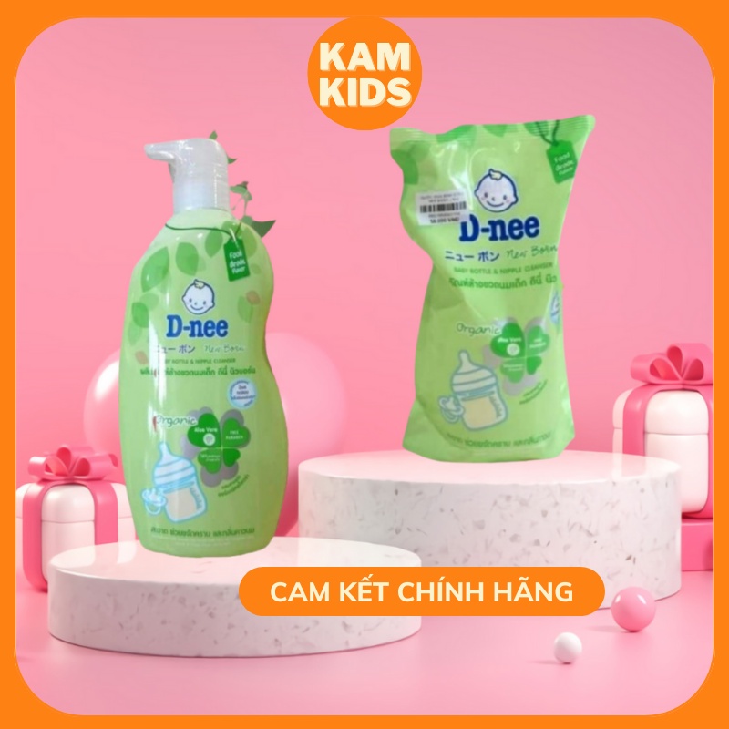 Nước rửa bình sữa dnee 600ml,620ml-Hàng thái lan organic an toàn cho bé