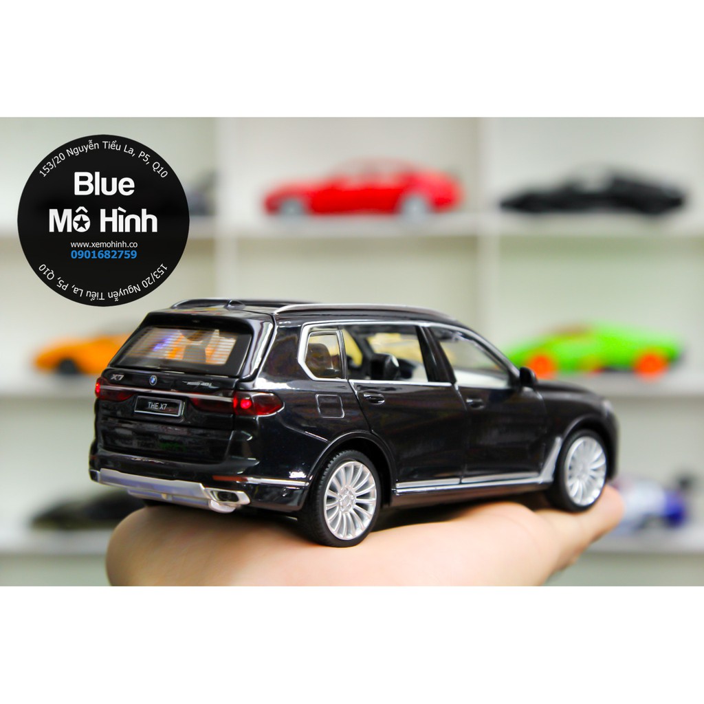 Blue mô hình | Xe mô hình BMW X7 New SUV mở được hết cửa 1:32