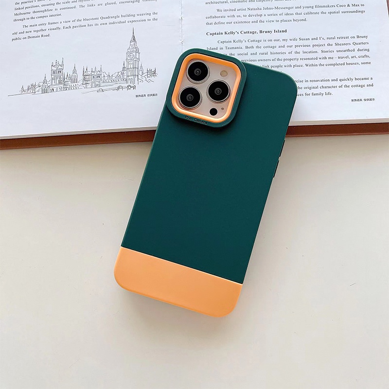 Ốp lưng Iphone 11/11pro/11promax/12promax/13 pro max/mini Style Iphone 12 Cạnh Vuông Chống Bẩn | GuCase