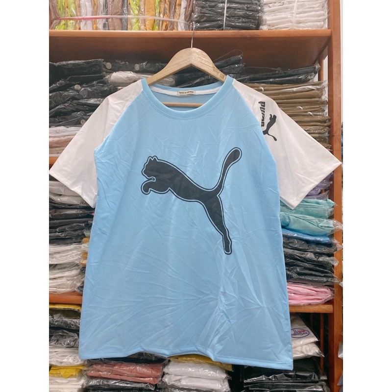 áo phong nữ form rộng phối màu in hình