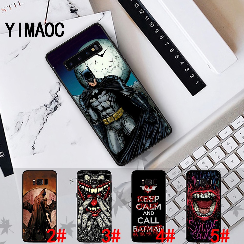 Ốp điện thoại mềm hình Batman cho SAMSUNG S6 S7 EDGE S8 S9 S10 PLUS 36F