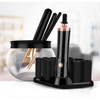 Máy rửa cọ trang điểm Makeup Brush Cleaner Bộ 10 chi tiết
