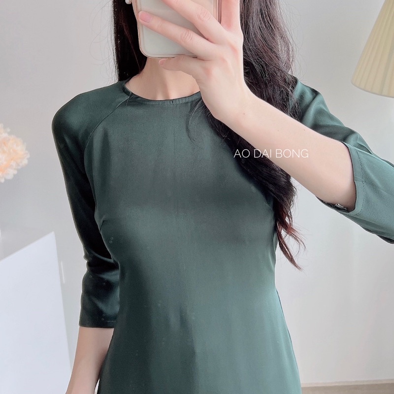 Áo dài suông cổ tròn thiết kế phong cách vintage GIÁ XƯỞNG&amp; FREE SHIP đi chùa,đi chụp ảnh( Size đọc phần mô tả)